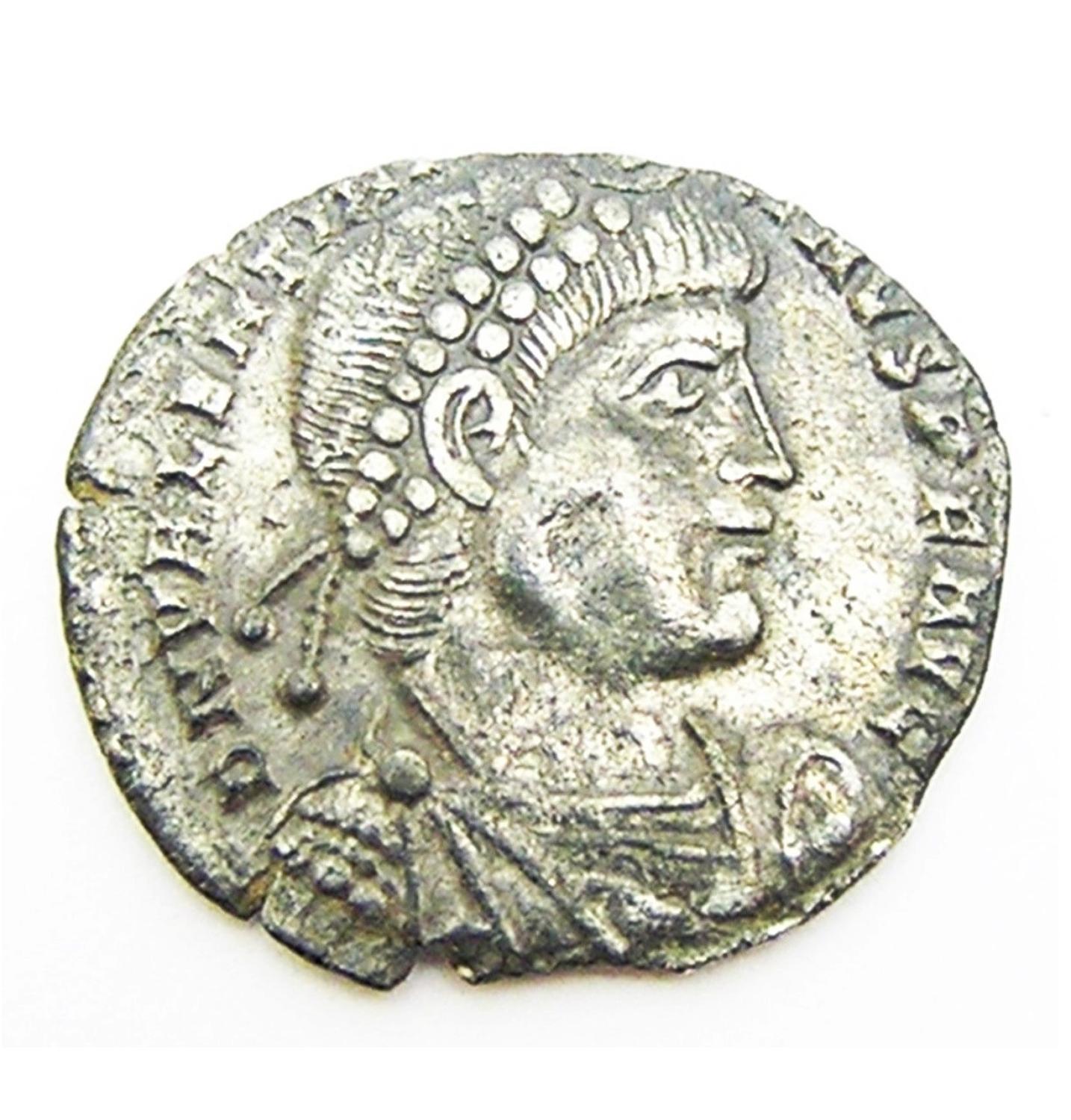 Silver Siliqua of Emperor Valentinian I