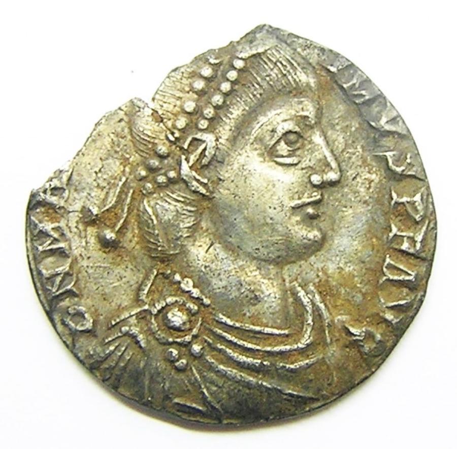 Roman Silver Miliarense of Magnus Maximus Ex. Thruxton Hoard