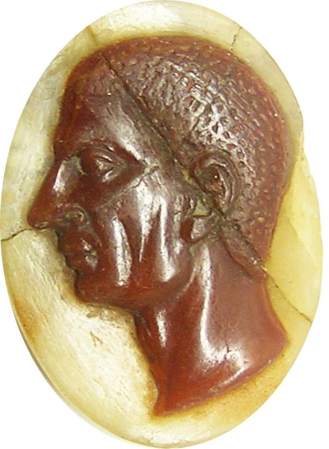 Ancient Roman Sardonyx Cameo of Scipio Africanus
