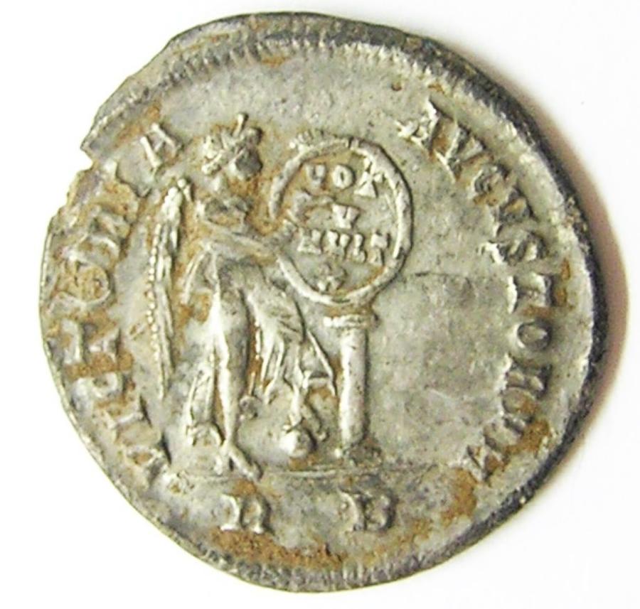 Roman Silver Miliarense of Emperor Valens Ex. Thruxton Hoard