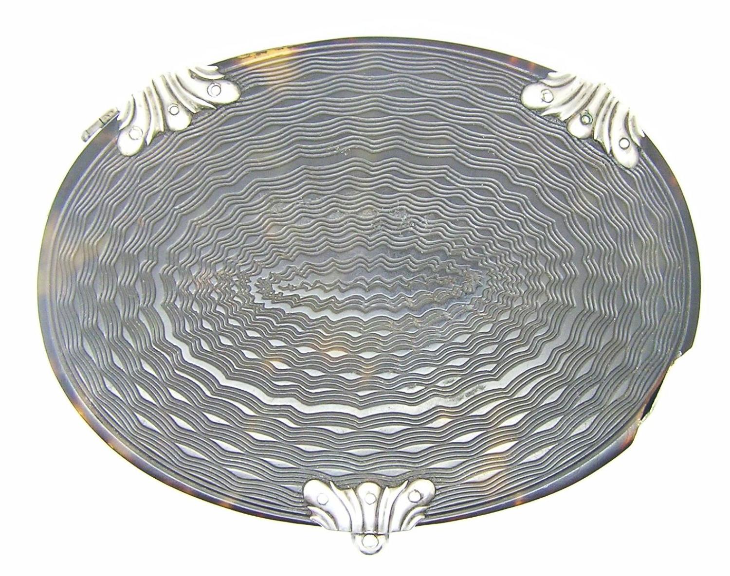 Georgian Silver & Tortoise Shell Magnifying Glass