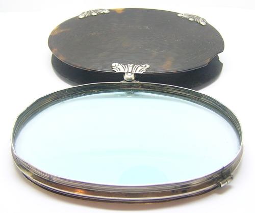 Georgian Silver & Tortoise Shell Magnifying Glass