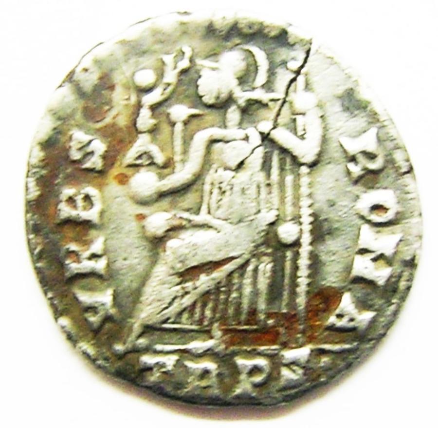 Roman Silver Siliqua of Emperor Valens