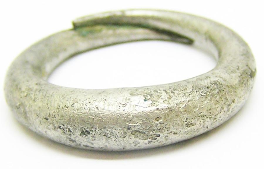 Anglo-Scandinavian or Viking-period penannular silver finger-ring
