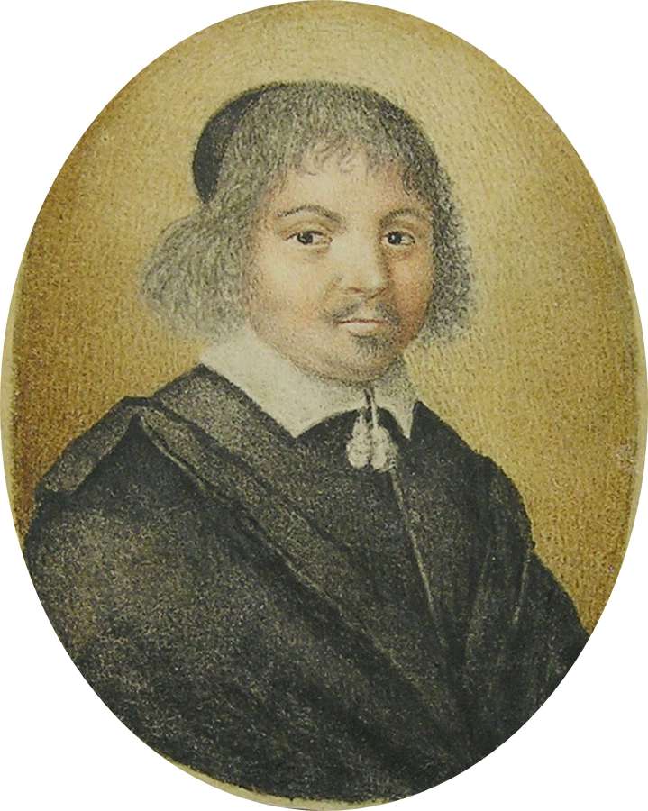 Portrait miniature of a scholar, physician, or doctor Thomas Flatman?