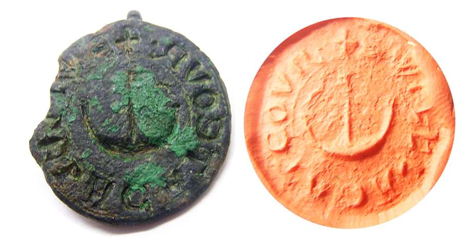 Medieval nautical seal captain/merchant from Sussex