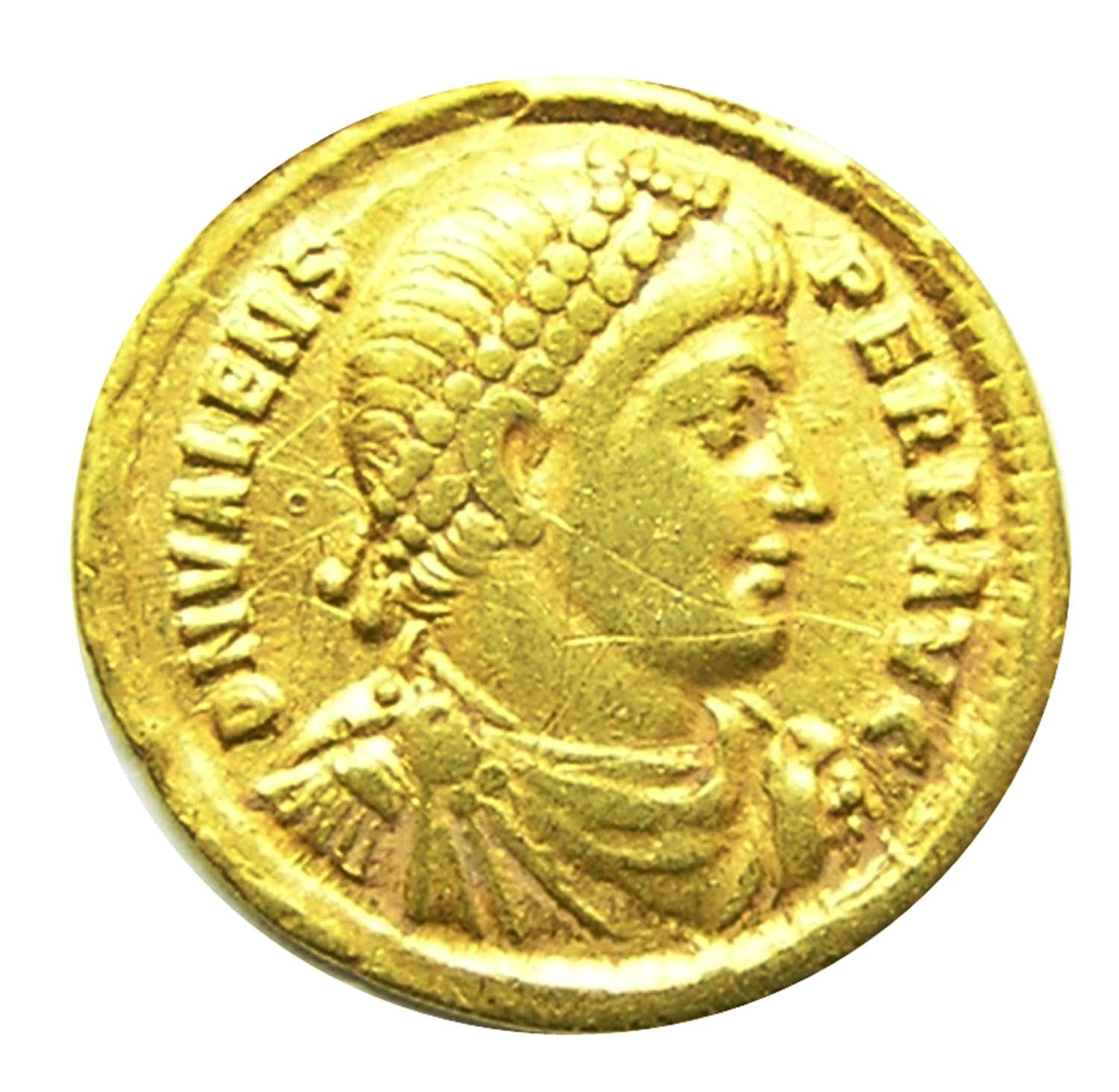 Roman Gold Solidus of Emperor Valens minted in Antioch