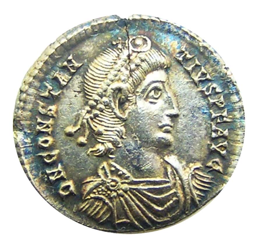 Exceptional EF Silver Siliqua of Constantius II Sirmium