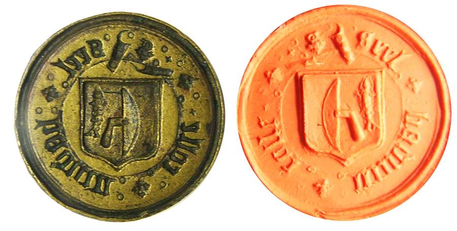 Renaissance seal matrice of a Fishmonger Henry Colle