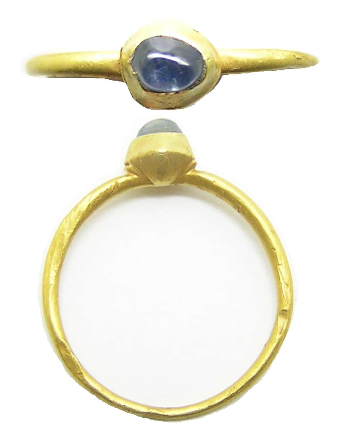 Medieval Gold & Sapphire Finger Ring
