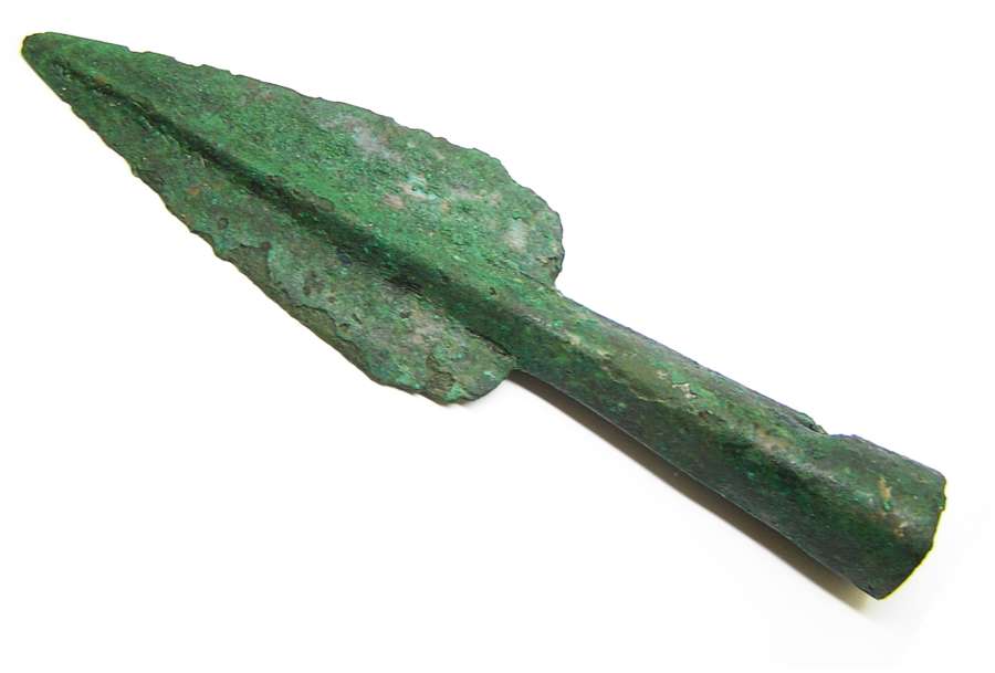 European Bronze age leaf shaped spearhead