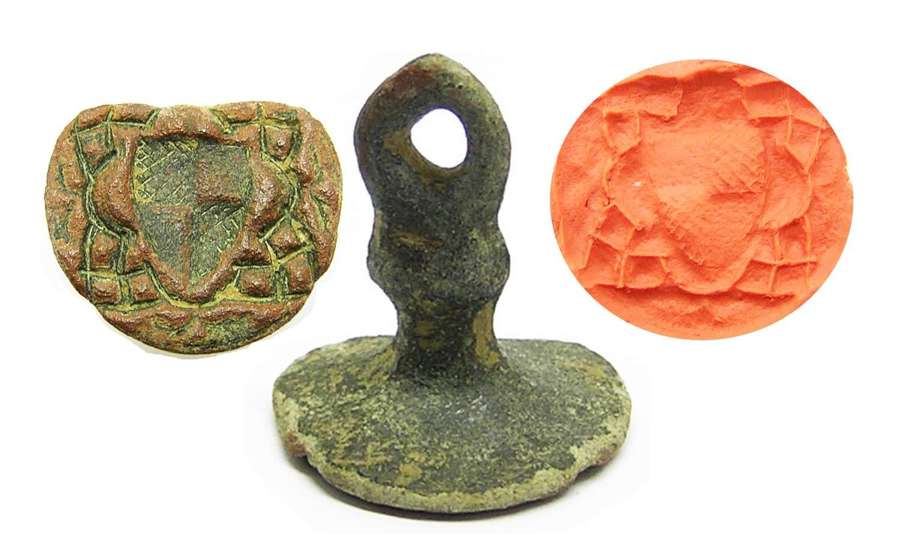 Medieval Armorial Seal Matrice