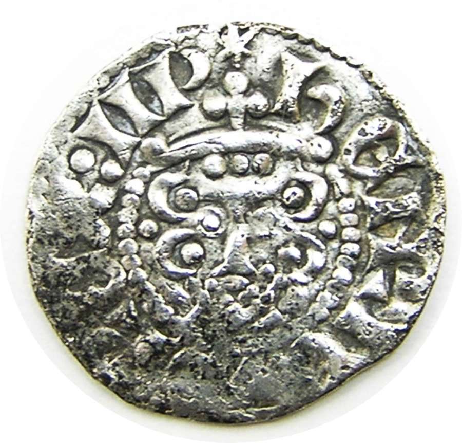 Medieval England King Henry III Silver Penny Nicole of Canterbury