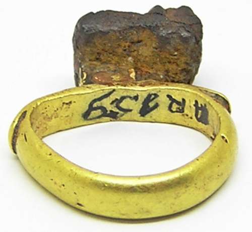 Ancient Roman gold casket Key ring RARE and precious!