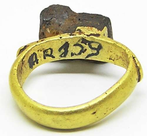 Ancient Roman gold casket Key ring RARE and precious!