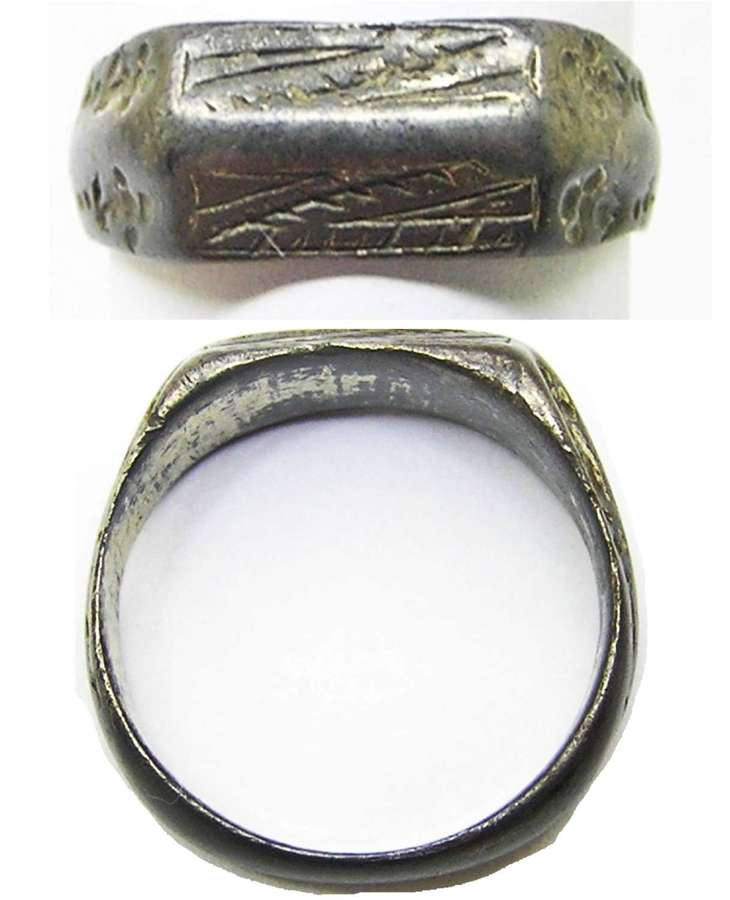 Silver Gilt Iconographic Finger Ring 'Reformation' Type