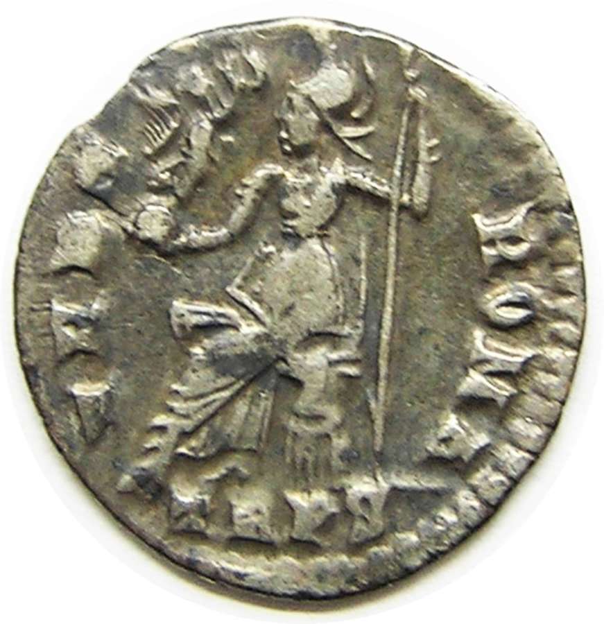 Roman Silver Siliqua of Emperor Valens
