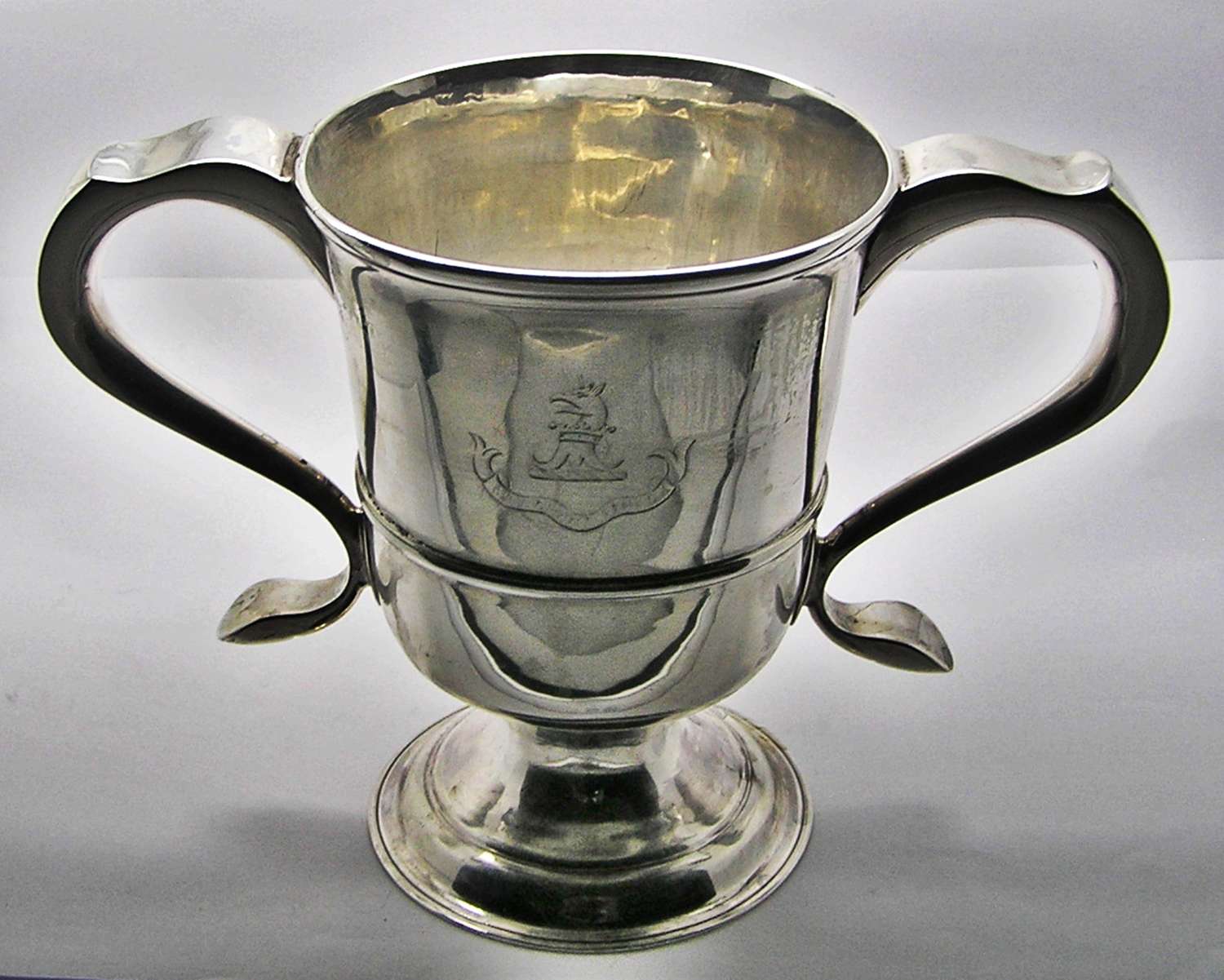 Georgian silver loving cup by Langlands & Robertson Newcastle