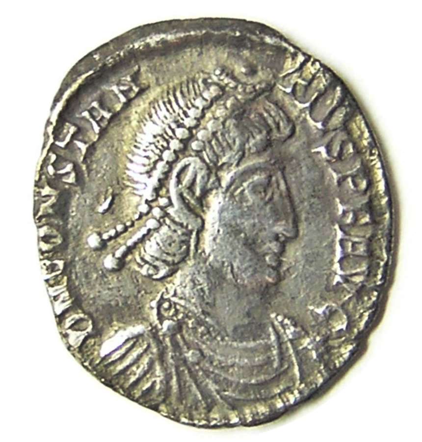Ancient Roman silver Siliqua of Constantius II / Arles