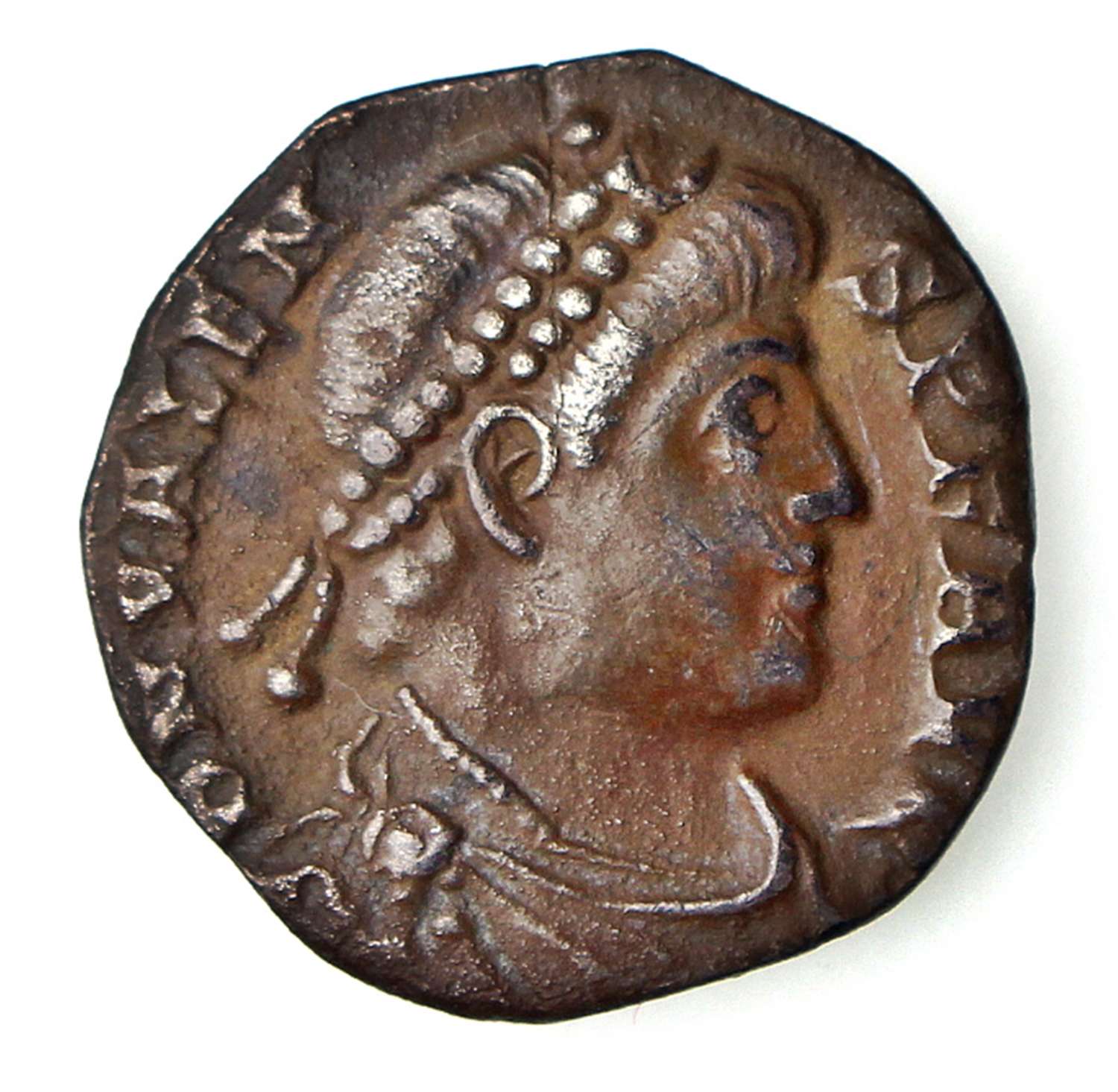 Roman Silver Siliqua of Emperor Valens / Trier Mint