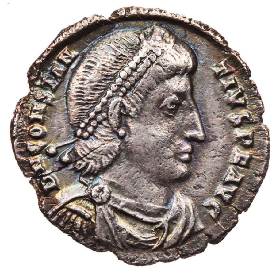 Ancient Roman silver Siliqua of Constantius II / Antioch