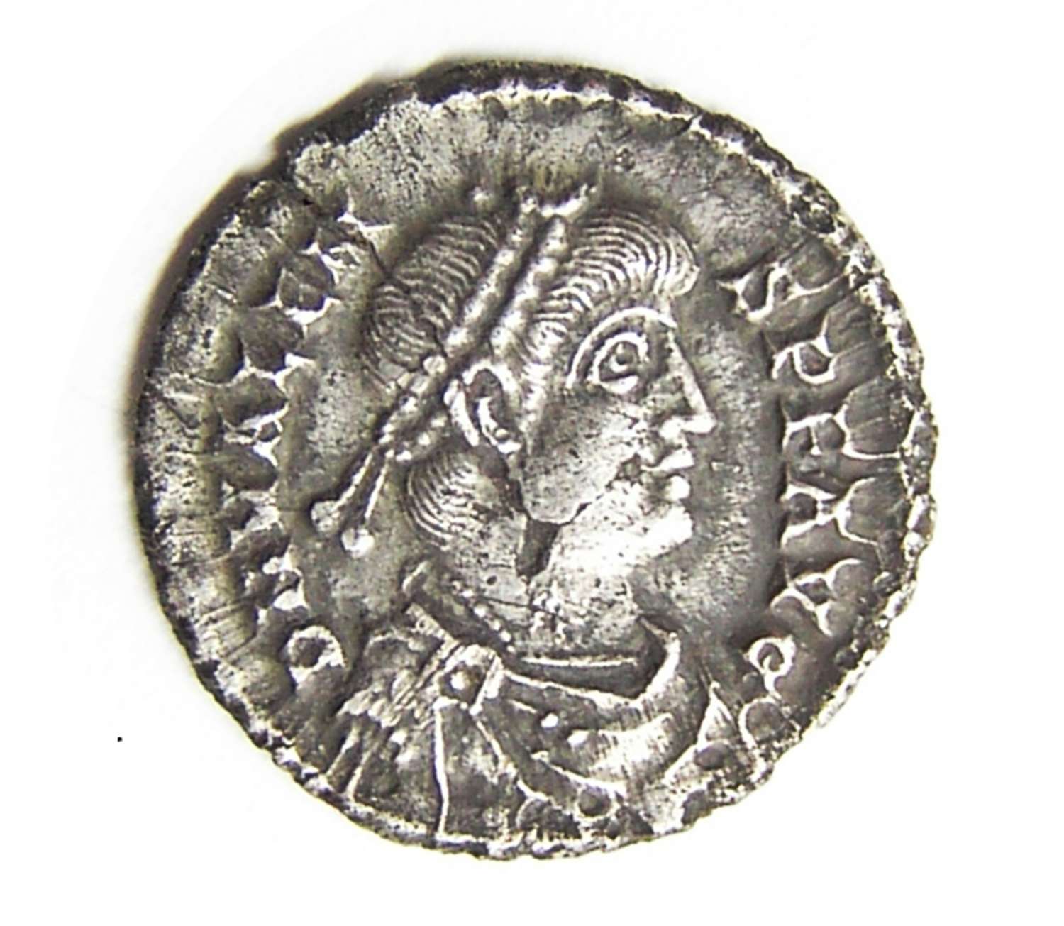 Roman Silver Siliqua of Emperor Valens / Trier Mint