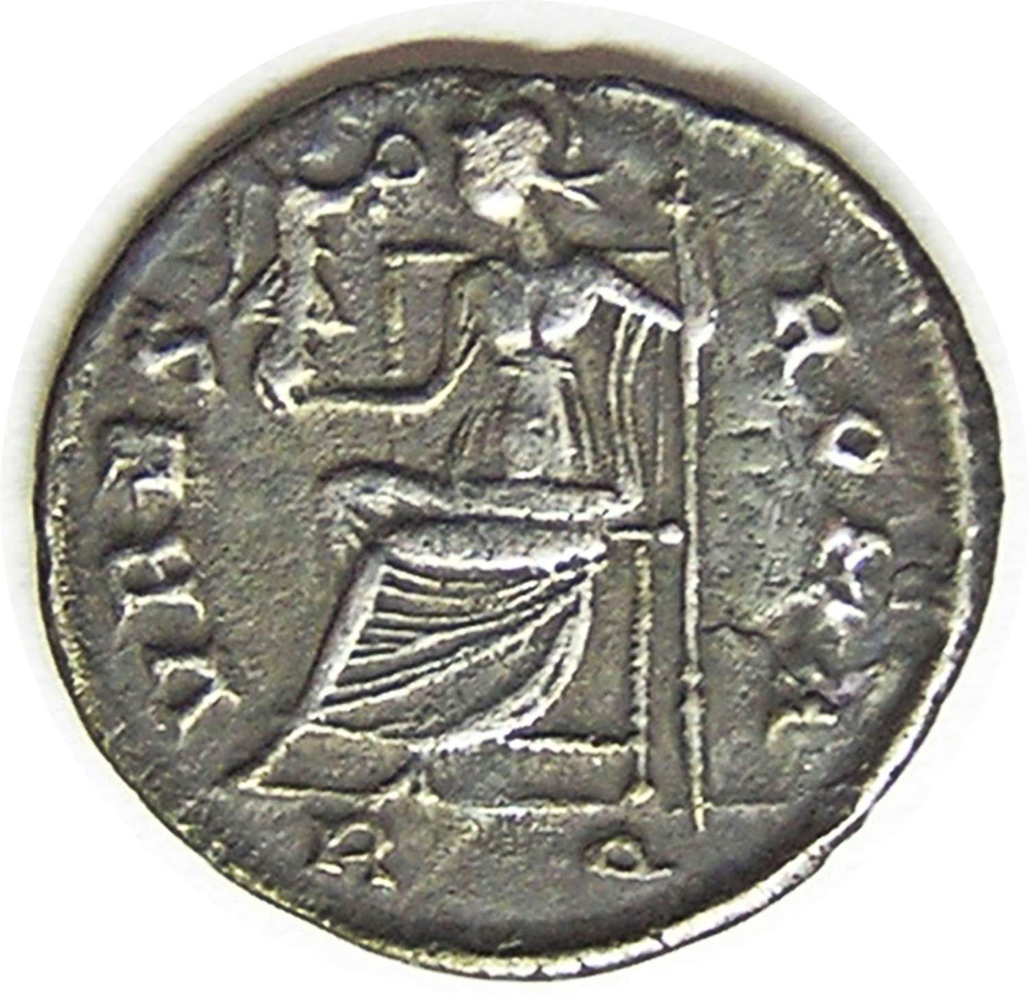 Roman Silver Siliqua of Emperor Valens Rome