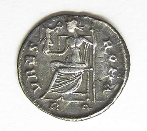 Roman Silver Siliqua of Emperor Valens Rome