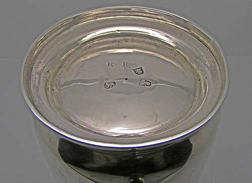 Georgian silver pint tankard by John Edwards II of London