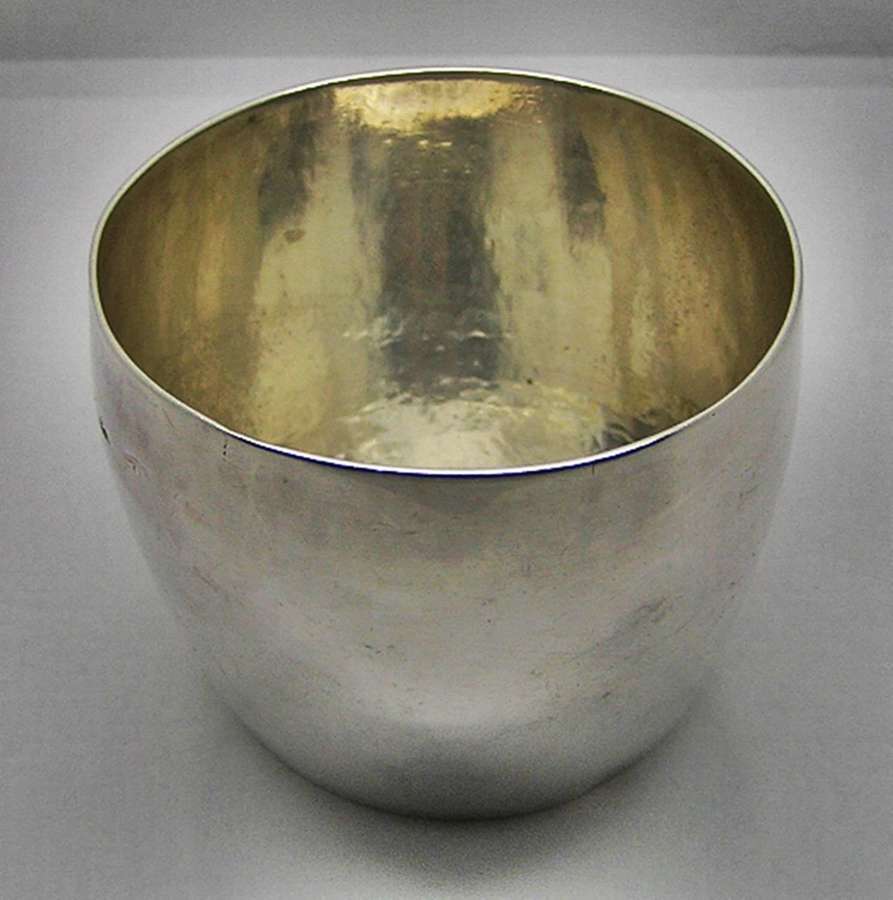 Georgian silver whisky tumbler cup by Fuller White of London