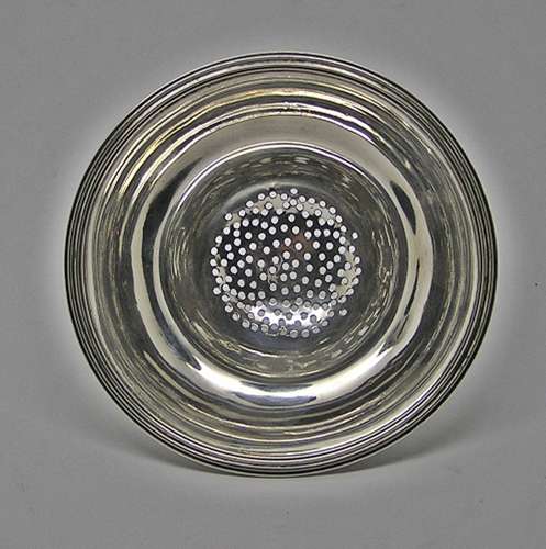 Georgian silver wine funnel by Peter, Ann & William Bateman of London