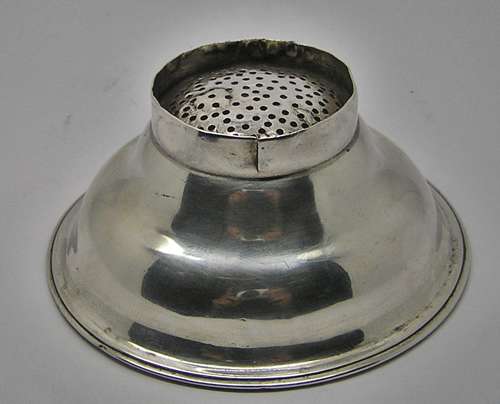 Georgian silver wine funnel by Peter, Ann & William Bateman of London