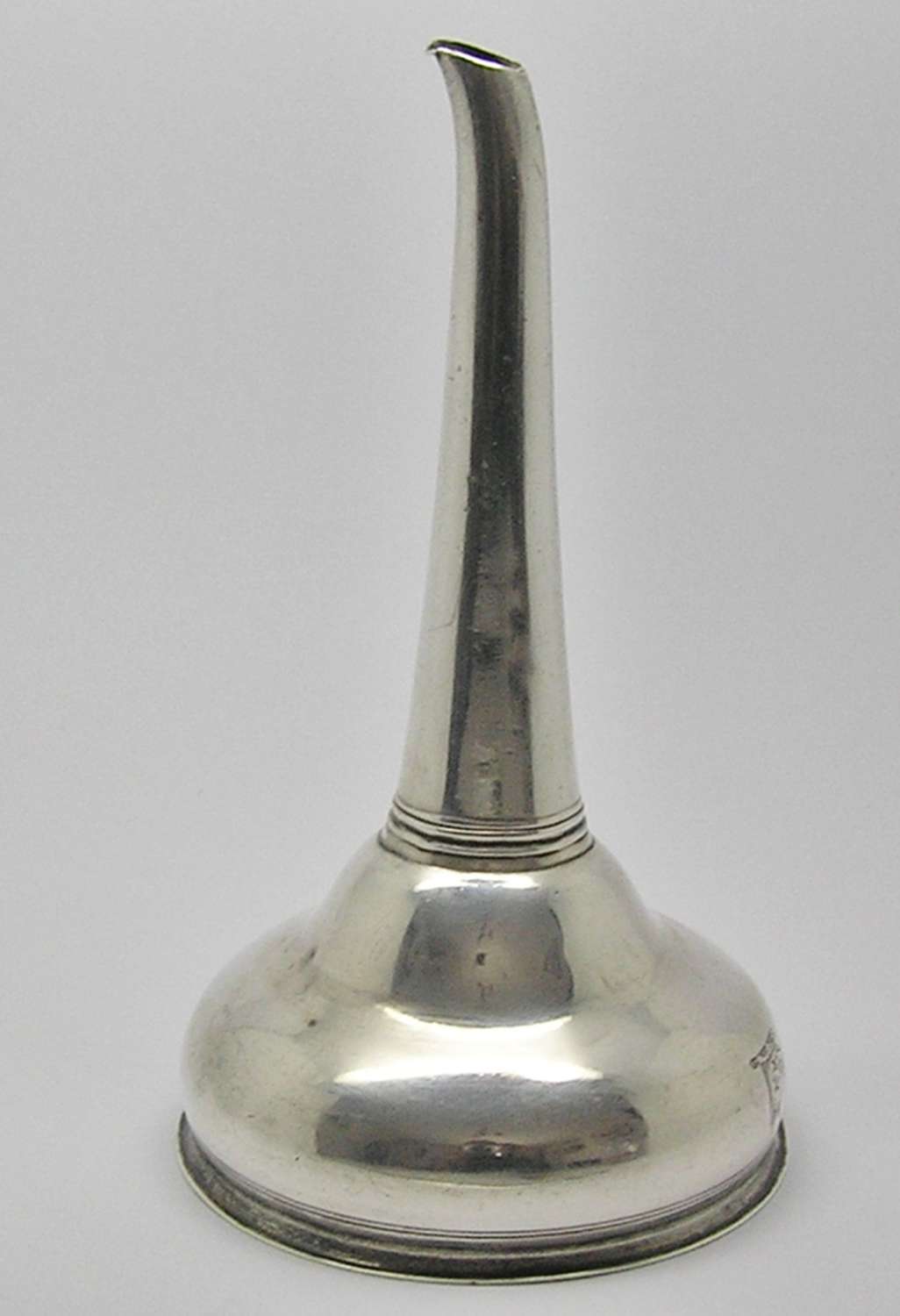 Georgian silver wine funnel by Hester Bateman