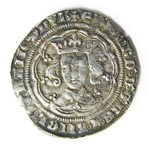 Medieval England silver Groat of king Edward III London