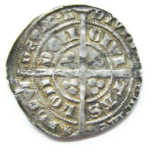 Medieval England silver Groat of king Edward III London