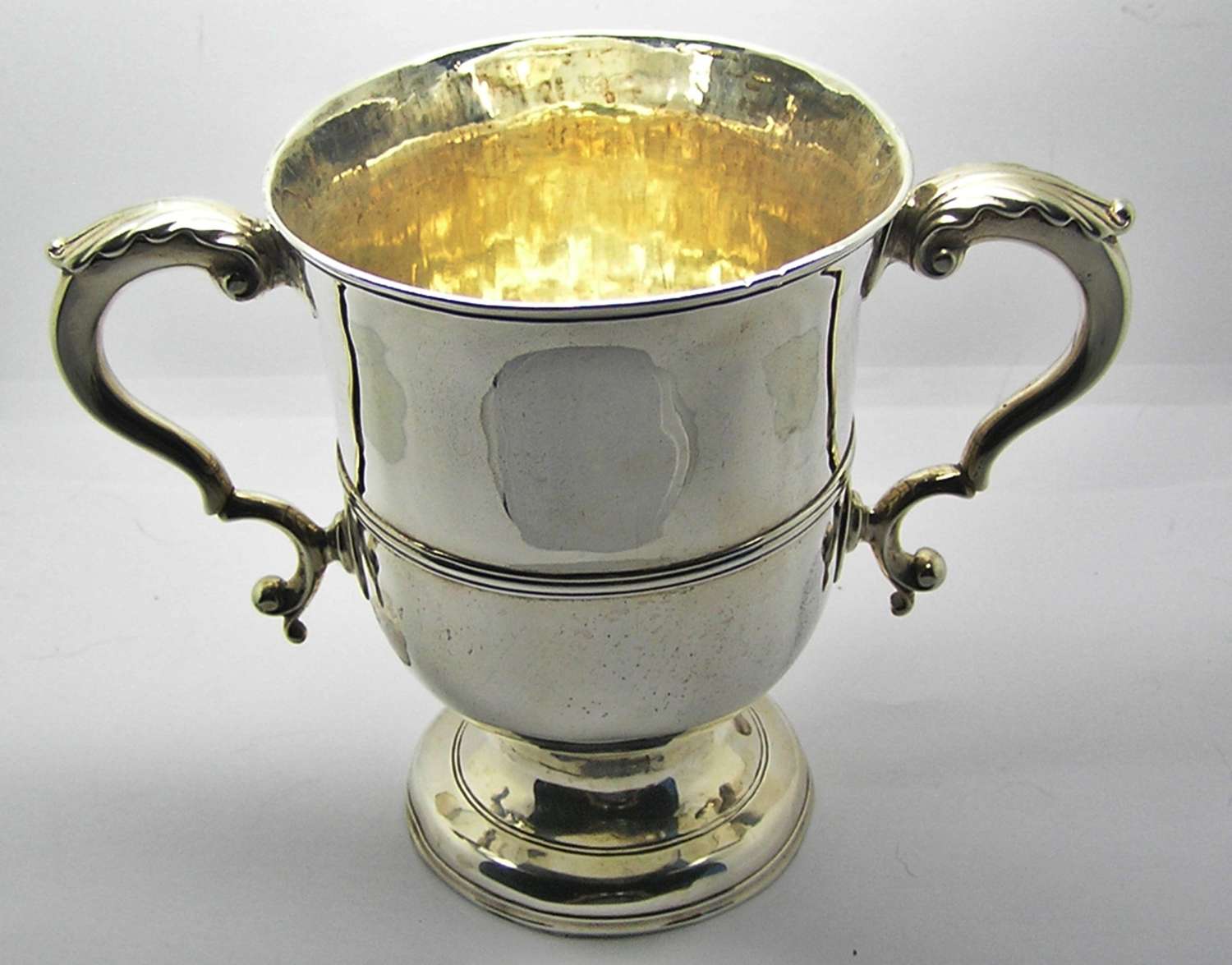 Georgian silver loving cup by W&J Priest of London