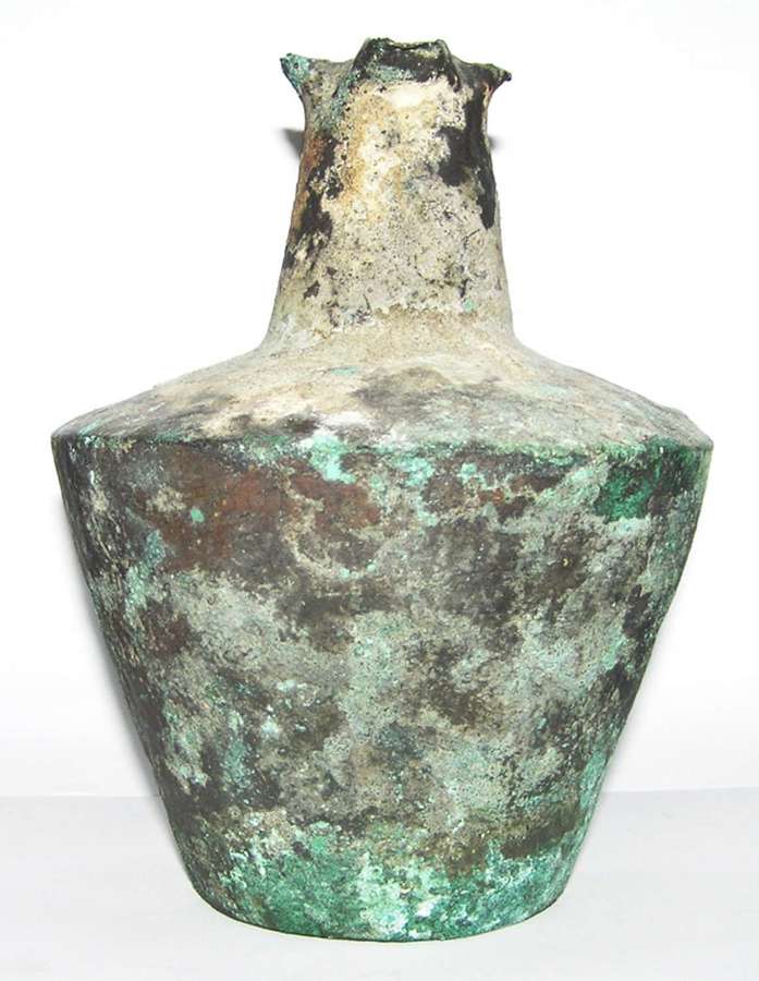 Ancient Roman or Greek bronze Oenochoe Wine Jug