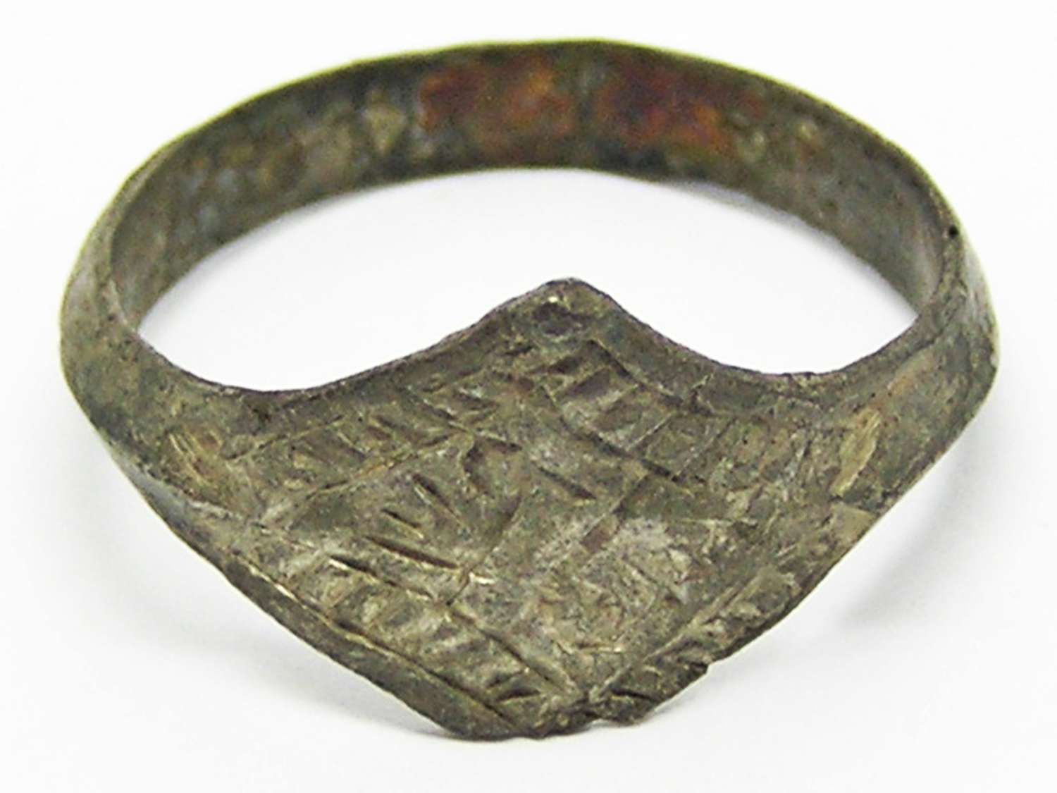 Medieval Viking period silver finger ring