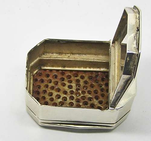 Georgian silver & steel nutmeg grater by Phipps, Robinson & Phipps
