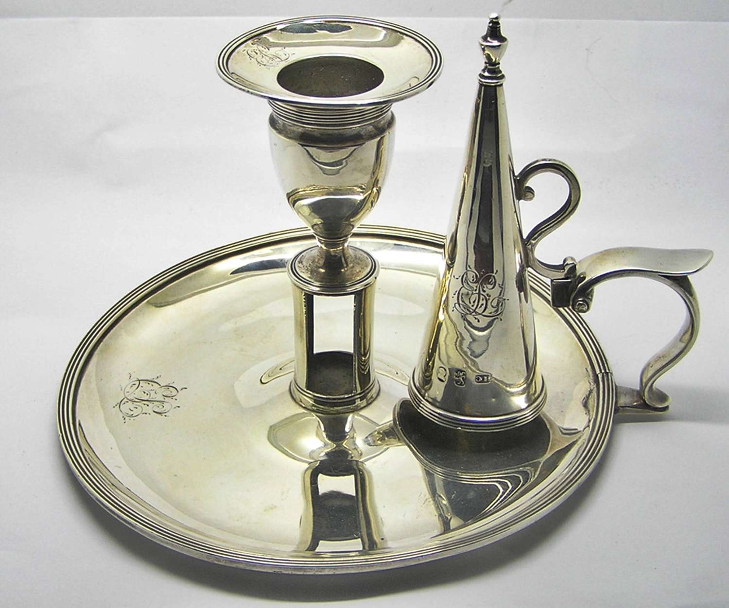 Georgian silver Chamberstick by Henry Chawner of London