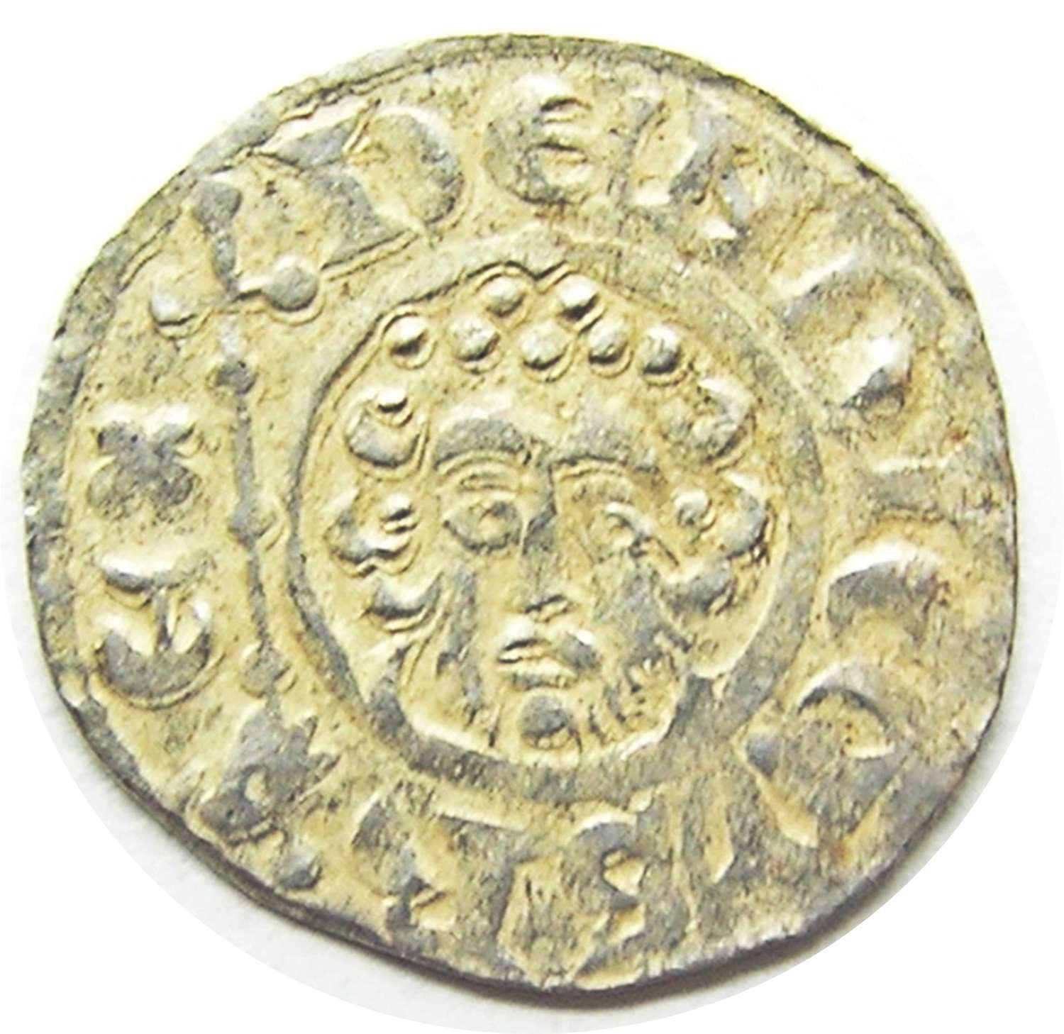 Medieval England King John Silver Penny class 5c London
