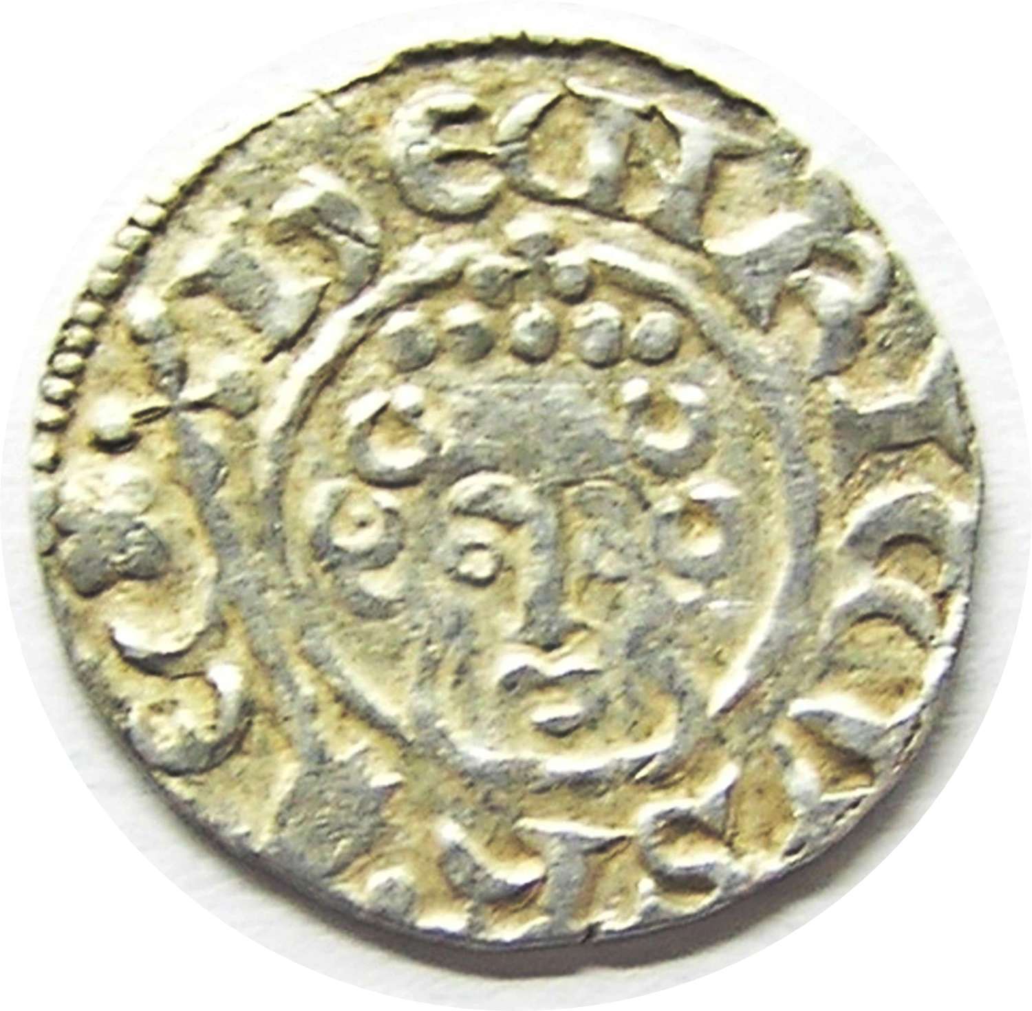 Medieval England King Henry III Silver Penny class 7c Canterbury