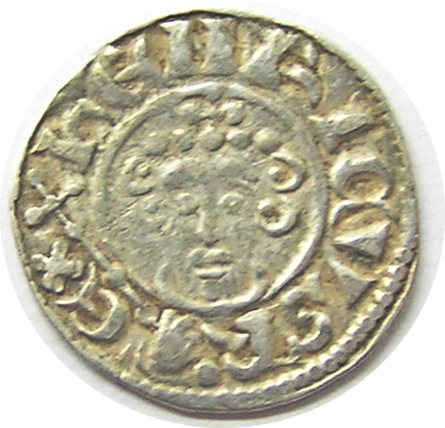 Medieval England King John Silver Penny class 5b Northampton