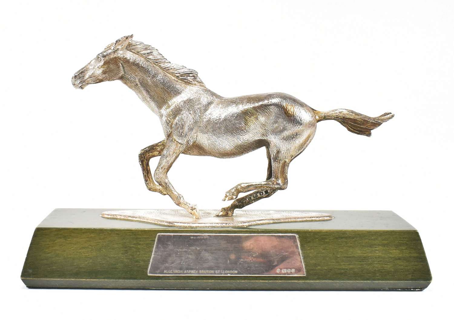 Algernon Asprey Silver Equestrian Trophy of Red Rum