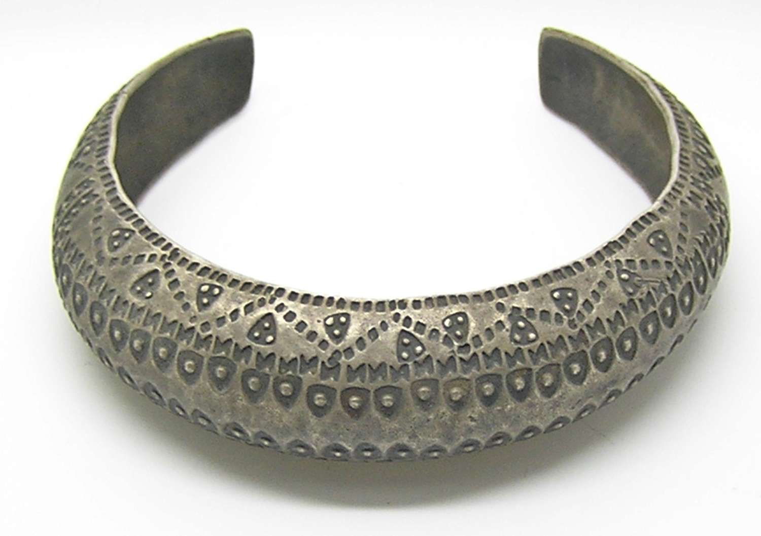 Scandinavian Viking Silver Cuff Bracelet