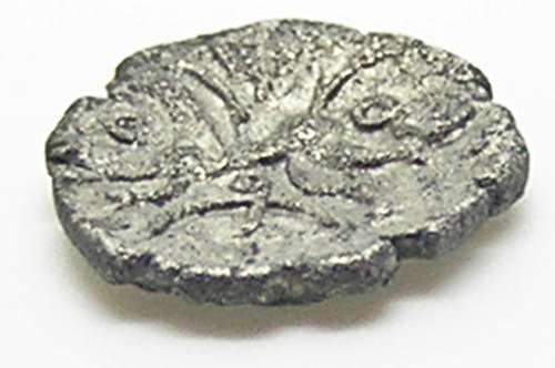 Ancient British Dobunni East Wiltshire Silver Unit Upavon Moon Head