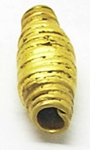 Early Anglo Saxon gold biconical spcacer bead