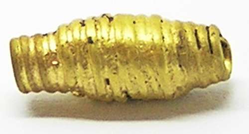 Early Anglo Saxon gold biconical spcacer bead