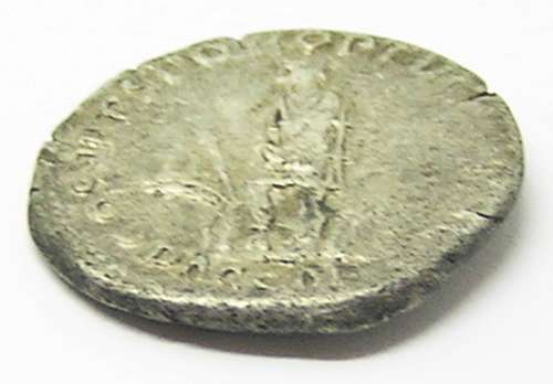 Ancient Roman Silver Denarius of Emperor Trajan / Dacia Capta