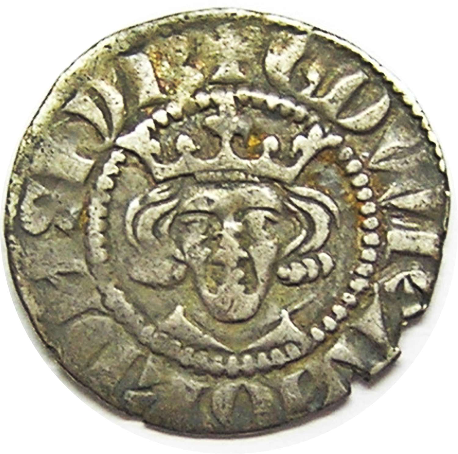 Medieval England King Edward Silver Penny class4c London